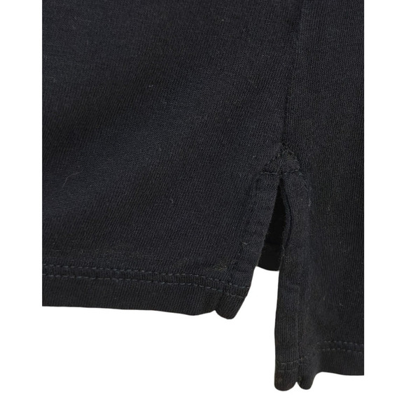 Vince Rayon Silk Top Size Medium Navy Blue lightweight Long Sleeves Minimalist - Picture 4 of 8